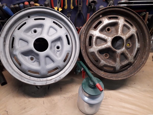 20190228_222530.jpg (2.71 MiB) Visto 5964 veces En esta foto se aprecia el antes y después y tambien se ve la pistola que utilicé