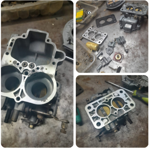 Carburador desarmado