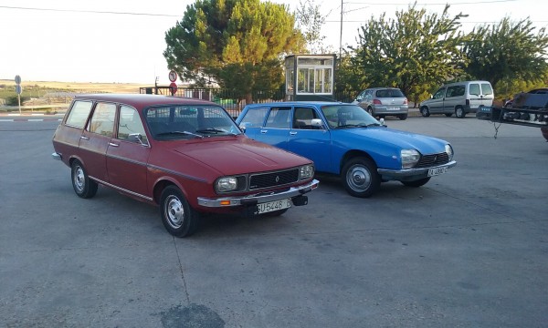 Comparativa de familiares: Renault 12 TL contra Citroen GS Break