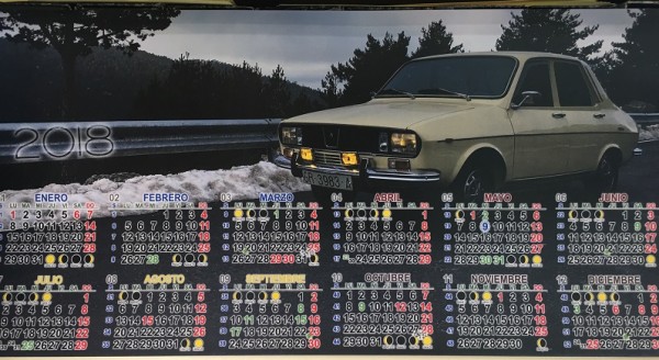 Regalo de un amigo, calendario con la foto