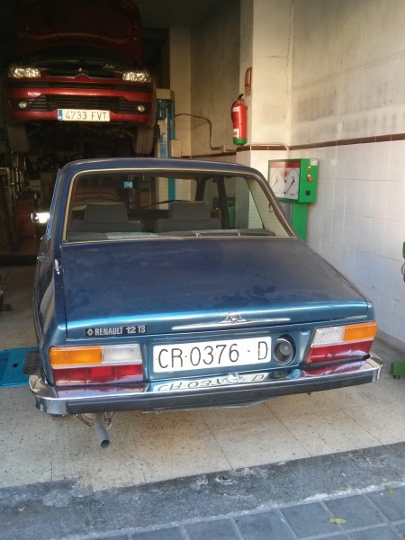 Recibido el material que faltaba el coche vuelve al taller para colocárselo y dejarlo listo para ITV