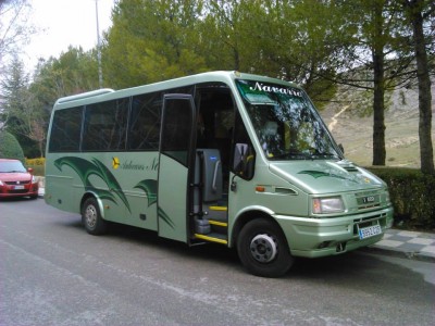 Este es con el bus con el que hago el transporte escolar